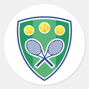 Klistermärke för tennisspelare