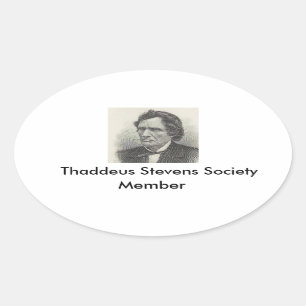 Klistermärke för Thaddeus Stevens samhällemedle