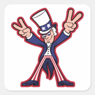 Klistermärke för Uncle Sam