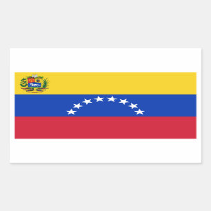 Klistermärke för Venezuela flaggarektangel