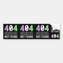 Klistermärke Gender 404 (5 i 1)