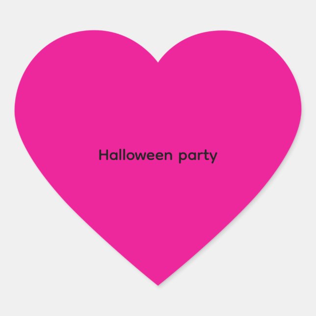 Klistermärke Halloween-fest (Framsida)