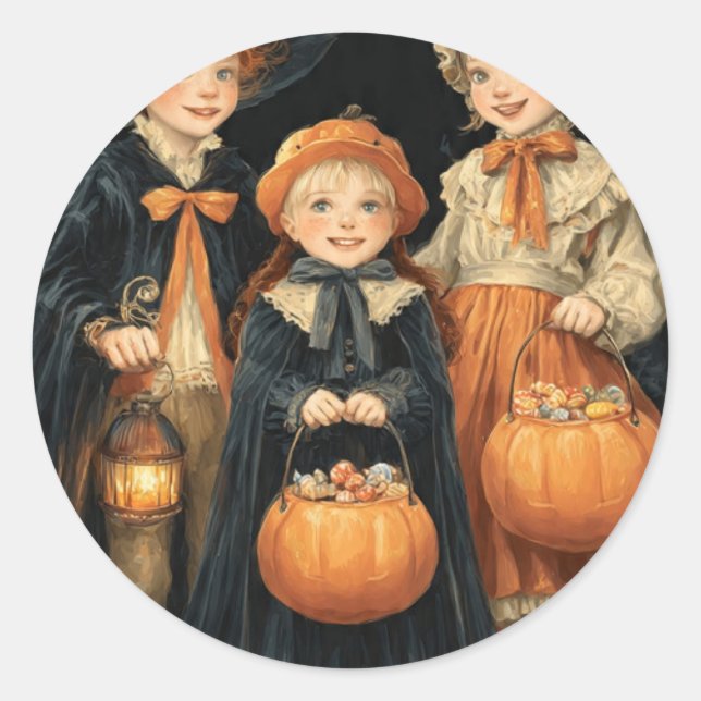 Klistermärke Halloween-fest  (Framsida)