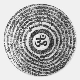 klistermärke india, om mani padmemummel