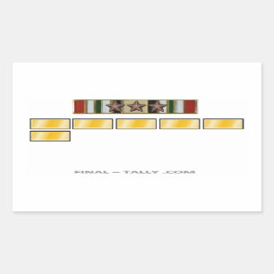 Klistermärke Irak 6 månad med stjärnan för 3