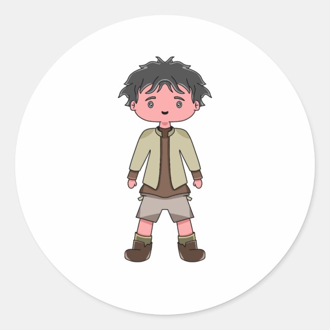 klistermärke karaktärserieteckningar (Framsida)