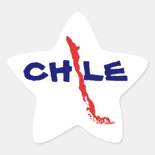 Klistermärke Mapa Chile 2