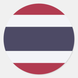 Klistermärke med Thailands flagga