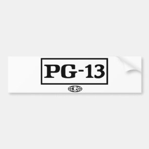 Klistermärke PG-13