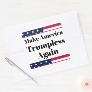 Klistermärke utan Trump
