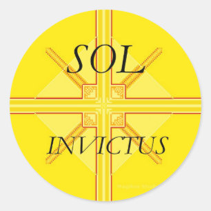 Klistermärkear för solenoid Invictus Runt Klistermärke