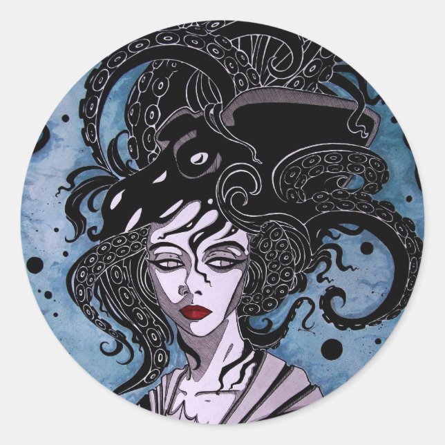 Klistermärkear Runt Klistermärke (Framsida)