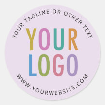 Klistermärken Anpassad Företagets Logotyp Tryckt L