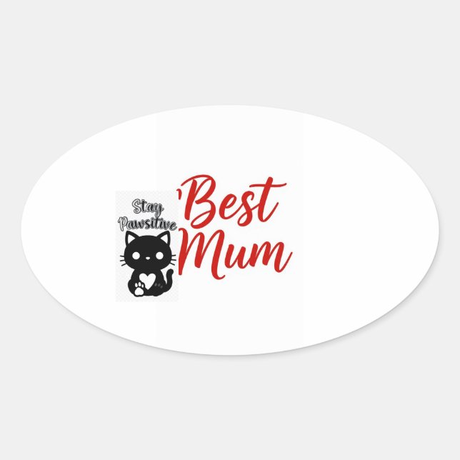 Klistermärken bästa mamma  (Framsida)
