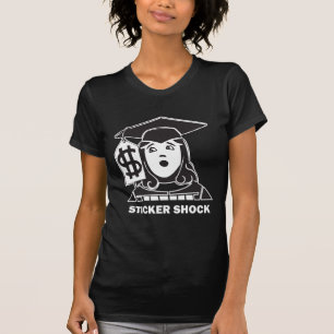 Klistermärken chockar t-shirt