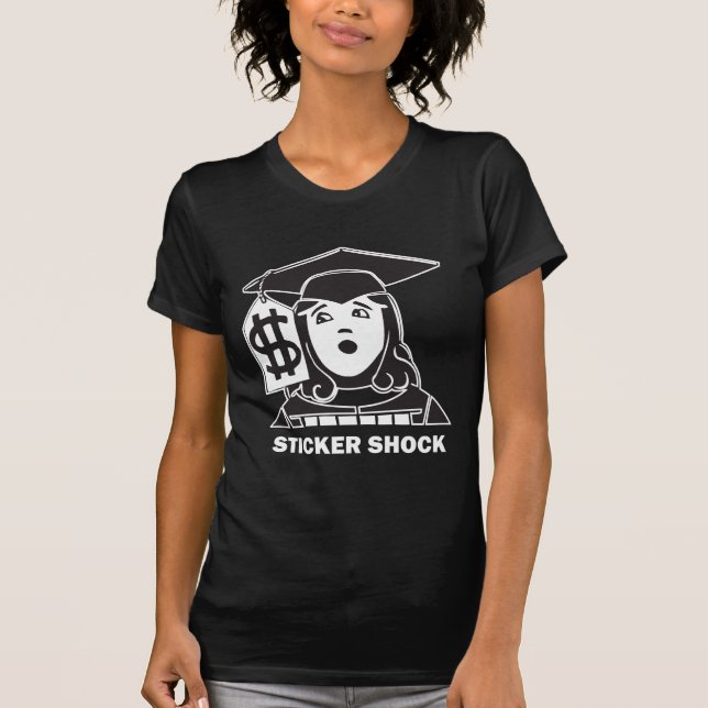 Klistermärken chockar t-shirt (Framsida)