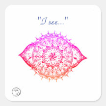 Klistermärken och etiketter med Chakra-energi