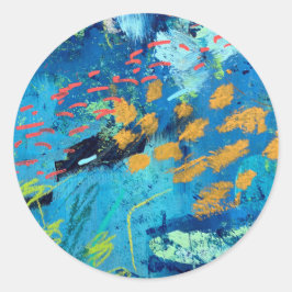 Klistermärken och sigill i Blackfish-design