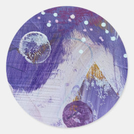 Klistermärken och sigill i Moon Mountain Design