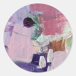 Klistermärken och sigill i rosa marshmallow-design