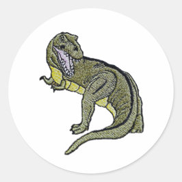 Klistermärkerulle  runt klistermärke