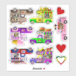 Klistermärkessats för mattrissor klistermärken