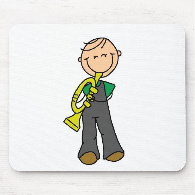 Klistickfigur Trumpet Musmattor (Framsidan)