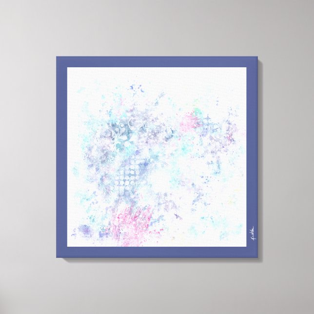 Klistra in Abstrakt Art Canvastryck (Framsida)