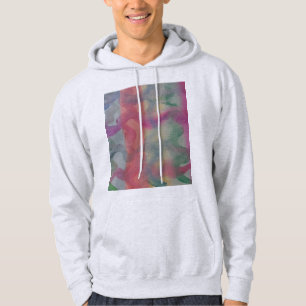 Klistra in Abstrakt Art Hoodie