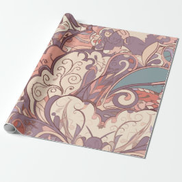 Klistra in Abstraktens radbrytning Pappert Presentpapper