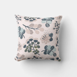 Klistra in Blommigt efter design Dekorativ kudde