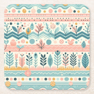 Klistra in Blommigt Underlägg