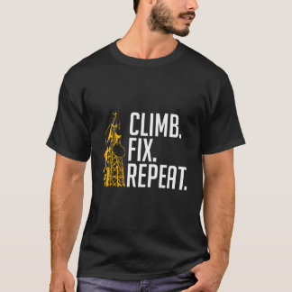 Klistra in fixera Upprepa klimatet i Torn T Shirt
