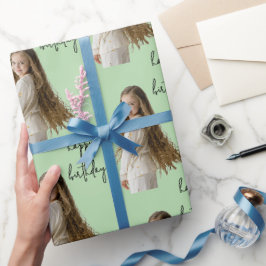 Klistra in Grönt och Anpassningsbar på födelsedags Presentpapper