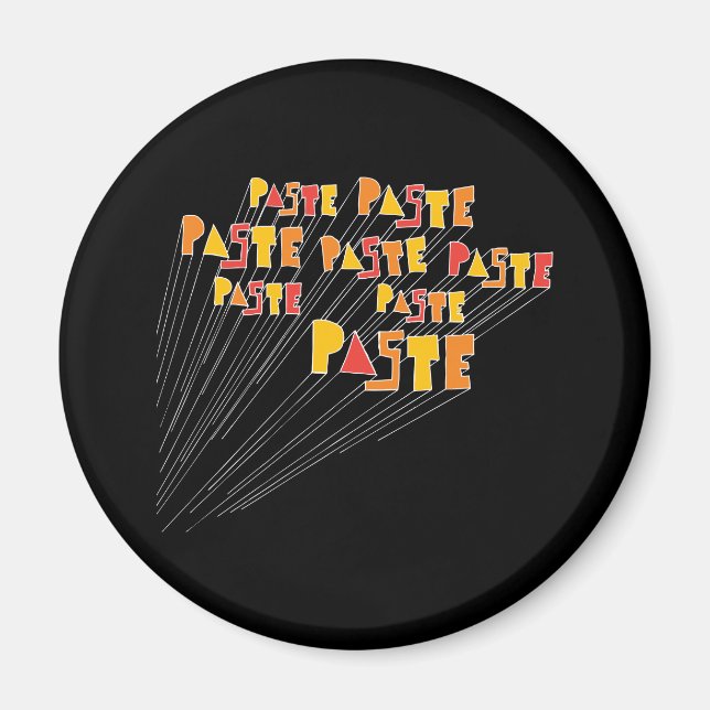 Klistra in Hand plockade Logotyp Array Magnet (Framsidan)