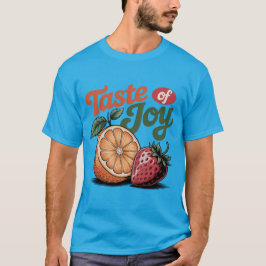 Klistra in Joy Retro Orange Strawberry Shirt T