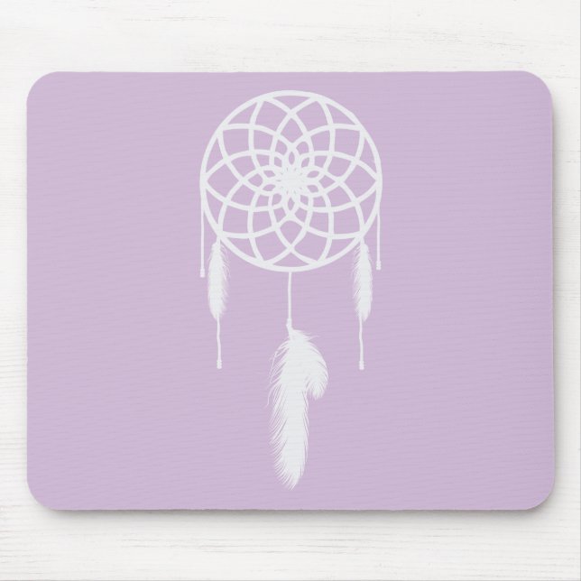 Klistra in Lila Dream Catcher Musmatta (Framsidan)