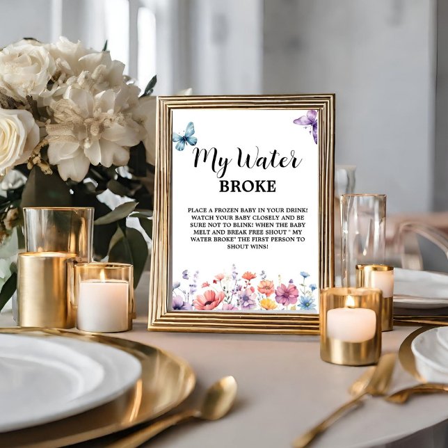 Klistra in mitt fattiga Baby-babyskylt för vattene Poster (Skapare uppladdad)