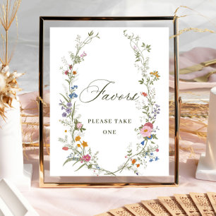Klistra in Rosa Blommigt - jokertecken för favorit Poster