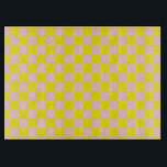Klistra in Rosa Gult Checkerboard-Vintage för<br><div class="desc">Klistra in Rosa och Gult Checkerboard-Vintage.</div>