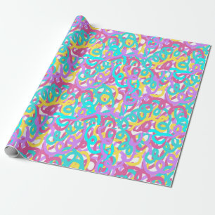 Klistra in Spiral Abstrakt Skriv ut Presentpapper