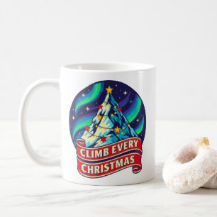 Klistra in varenda julbergsdesign kaffemugg
