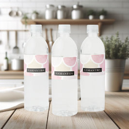 Klistra in vattenfärgens Sjöjungfru skalar Mönster Vattenflaskor Etikett