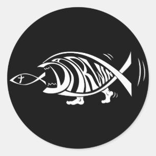 Klistra in vinet i Darwin (på sethness@deviantart) Runt Klistermärke