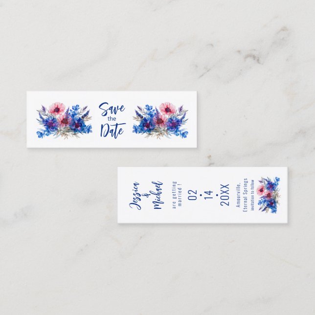 Klistra in whispers-skuggbokmärke Spara datum (Fram/baksida)