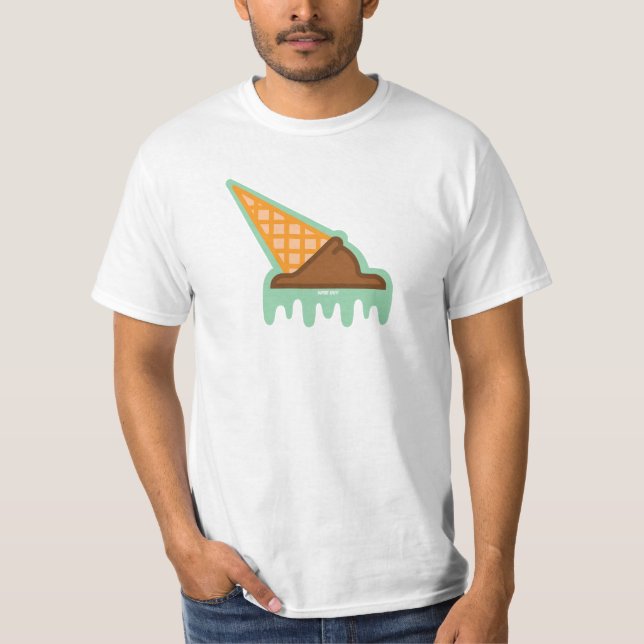 Klistrig Situation Herr T-Shirt med Värde (Framsida)