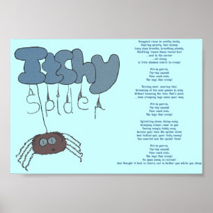 Klittrig spindel poster