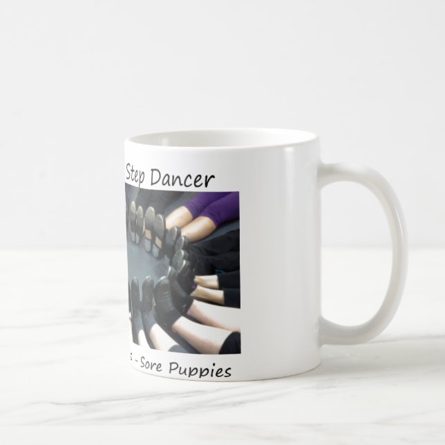 Kliva dansen cirklar fot - mugg (Höger)