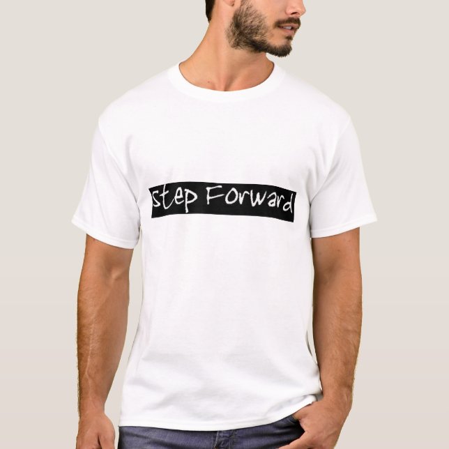 Kliva den framåt skjortan #1 t-shirt (Framsida)