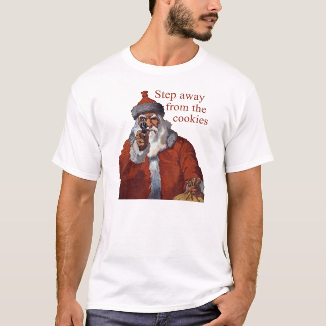 Kliva i väg från kakorna t shirt (Framsida)
